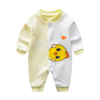 Newborn Spring/Summer Pajamas - Girls Long Sleeve Rompers Cute Patterns